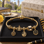 APA Gold Charm Bracelet Set HQH