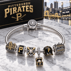PITTS Silver Charm Bracelet Set PTT