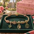 AKA Gold Charm Bracelet Set HQH