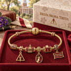 DST Gold Charm Bracelet Set HQH