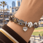 SDP Silver Charm Bracelet Set PTT