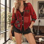 ACDC Women’s Open-Knit Cardigan DNBN