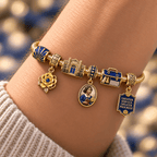 SGRO Gold Charm Bracelet Set HQH