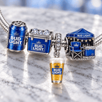 BDLT Silver Charm Bracelet Set PTT