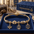 MAS Gold Charm Bracelet Set HQH