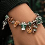 STBK Silver Charm Bracelet Set TTTT