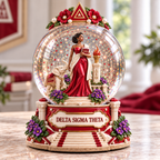 DST Premium Sculpted Collector Water Globe NTNA
