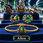 ALIEN Gold Charm Set PNPA