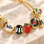 TBE Gold Charm Bracelet Set BMD