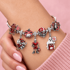 ACT Silver Charm Bracelet Set TMH