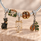 TGF Silver Charm Bracelet Set TMH
