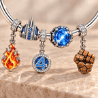 TFF Silver Charm Bracelet Set TMH