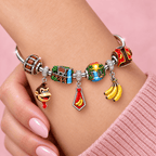 KONG Silver Charm Bracelet Set TMH