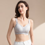 Adjustable Full Cup Bra Pure Cotton Breathable Comfortable Large Size Thin Model Cup Bra for Flabby Arm And Big Breast Women